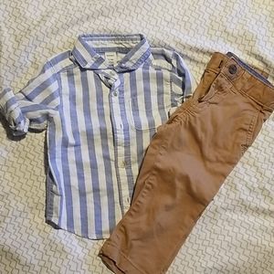 Old Navy striped Longsleve button down